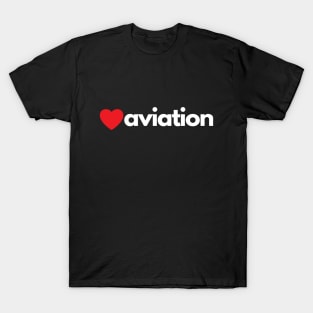 I Love Aviation T-Shirt